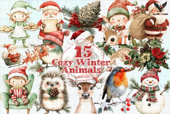 Download Cozy Winter Animals PNG - Winter animals png Collection