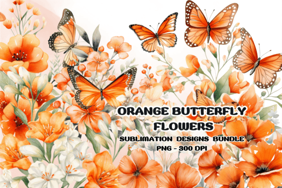 Download Orange Flower Watercolor Clipart - Watercolor clipart Collection