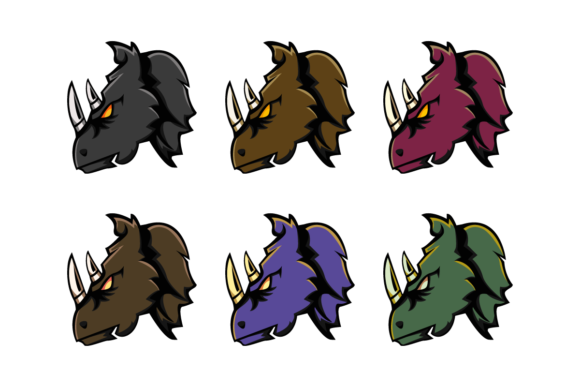 Download Rhino Head Illustration - Premium Bundle