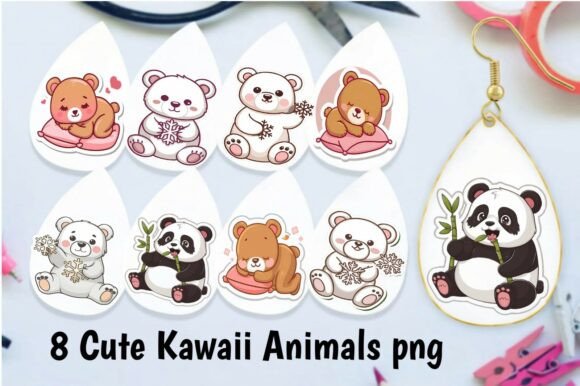 Download Cute Kawaii Winter Animals PNG Bundle - Winter animals png Collection