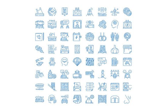 Download Hand Drawn Sketch Icons Social Issues Co - Social issues Collection