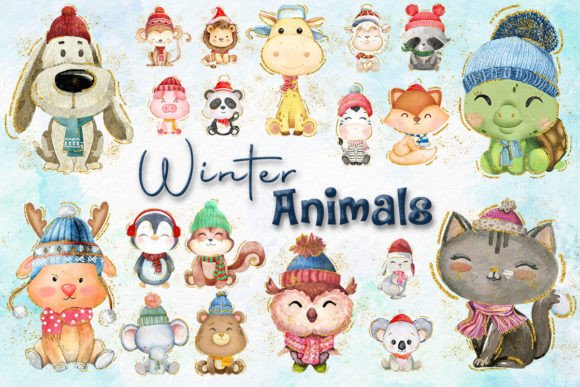 Download Winter Animals PNG Bundle - Winter animals png Collection