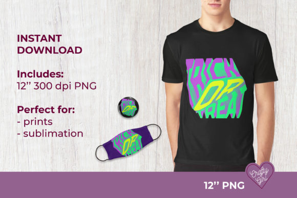Download Trick or Treat Halloween Sublimation - Premium Resources