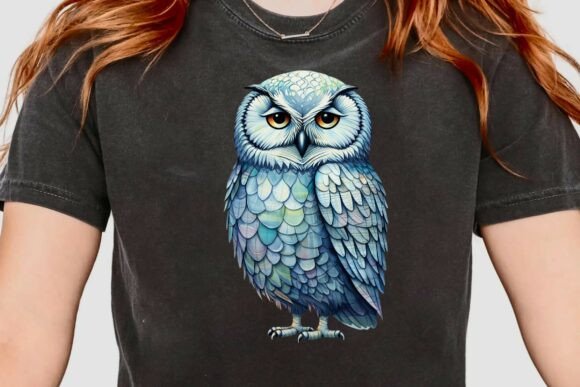 Download Gorgeous Snowy Owl Digital Art Pack Png - Owl Collection