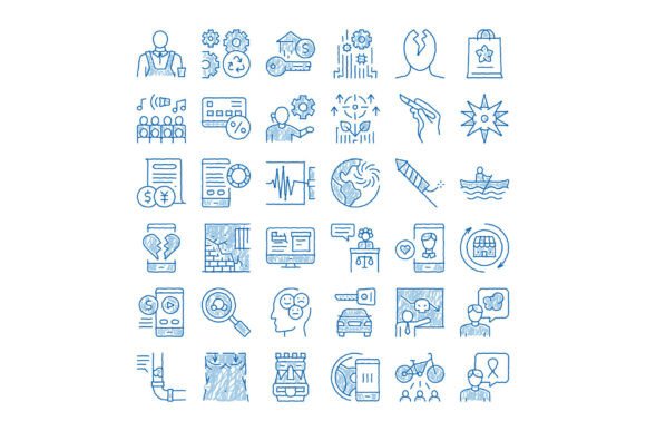 Download Hand Drawing Business and Social Issues - Social issues Collection