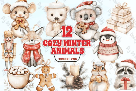 Download Cozy Winter Animals PNG - Winter animals png Collection